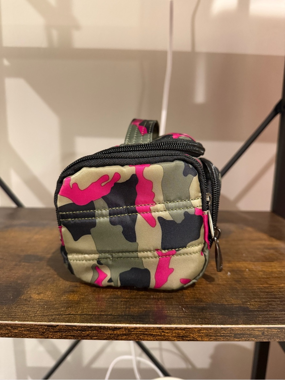 lug Pink and Green Camo Cosmetic Pouch - Picture 4 of 12